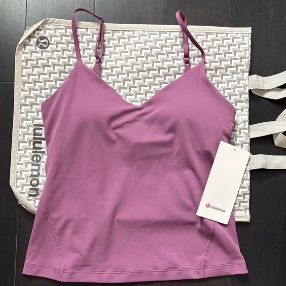 LULULEMON ALIGN WAIST LENGTH CAMI A/B in MYSTIC SZ 6 NWT